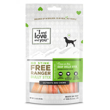 Load image into Gallery viewer, I and Love and You Grain Free Free Ranger No Stink Bully Stix Dog Treats