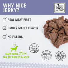 Load image into Gallery viewer, I And Love And You Nice Jerky Grain Free Beef &amp; Lamb Dog Treats
