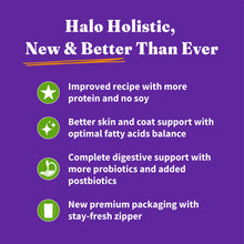 Load image into Gallery viewer, Halo Holistic Adult Dog Vegan Plant-Based Recipe with Superfoods Dry Dog Food