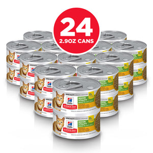 Hill's Science Diet Senior Vitality Adult 7+ Chicken & Vegetable Stew Canned Cat Food