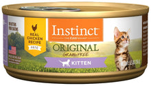 Load image into Gallery viewer, Instinct Kitten Grain Free Chicken Recipe Natural Canned Cat Food