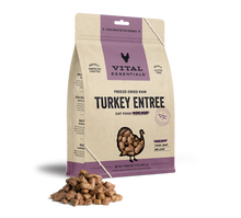 Load image into Gallery viewer, Vital Essentials Grain Free Turkey Mini Nibs Freeze Dried Raw Food for Cats
