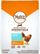 Load image into Gallery viewer, Nutro Wholesome Essentials Indoor Chicken and Brown Rice Recipe Adult  Dry Cat Food