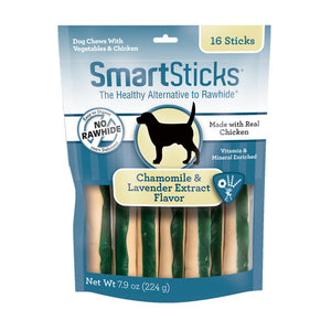 SmartBones Smart Sticks Chamomile and Lavender Extract Flavor Chews Dog Chews