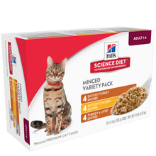 Load image into Gallery viewer, Hill&#39;s Science Diet Adult Savory Entree Variety Pack Canned Cat Food