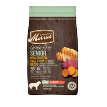 Load image into Gallery viewer, Merrick Senior Dry Dog Food Real Chicken &amp; Sweet Potato Grain Free Dog Food Recipe