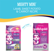 Load image into Gallery viewer, Solid Gold Nutrientboost Mighty Mini Grain Free Toy &amp; Small Breed Recipe with Lamb, Sweet Potato, &amp; Cranberry Dry Dog Food