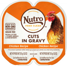 Load image into Gallery viewer, Nutro Perfect Portions Grain Free Cuts In Gravy Real Chicken Recipe Wet Cat Food Trays
