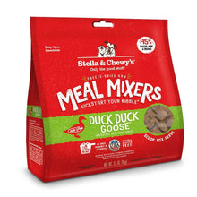 Load image into Gallery viewer, Stella &amp; Chewy&#39;s Freeze Dried Raw Duck Duck Goose Meal Mixers Grain Free Dog Food Topper