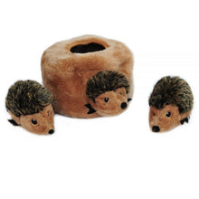 Load image into Gallery viewer, ZippyPaws Zippy Burrow Hedgehog Den Hide &amp; Seek Puzzle Dog Toy