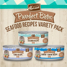 Load image into Gallery viewer, Merrick Purrfect Bistro Grain Free Seafood Pate Variety Pack Canned Cat Food