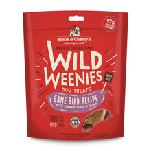 Load image into Gallery viewer, Stella &amp; Chewy&#39;s Wild Weenies Grain Free Red Game Bird Recipe Freeze Dried Raw Dog Treats