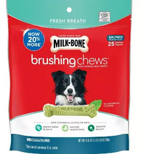 Load image into Gallery viewer, Milk-Bone Fresh Breath Daily Dental Brushing Chews for Small &amp; Medium Dogs