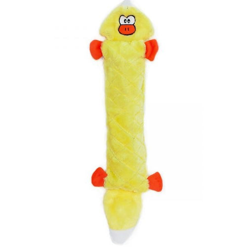ZippyPaws Jigglerz Duck Plush Dog Toy