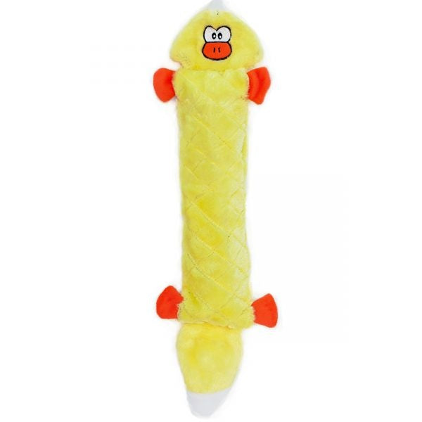 ZippyPaws Jigglerz Duck Plush Dog Toy
