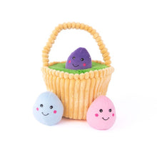 Load image into Gallery viewer, ZippyPaws Zippy Burrow Easter Basket Puzzle Dog Toy