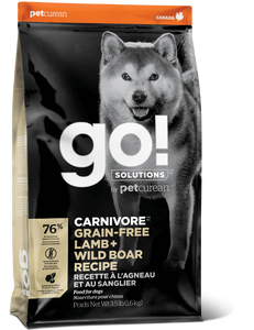 Petcurean GO! Solutions Carnivore Grain Free Lamb & Wild Boar Recipe Dry Dog Food