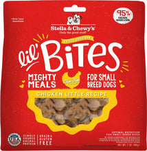Load image into Gallery viewer, Stella &amp; Chewy&#39;s Lil&#39; Bites Chicken Little Recipe Freeze Dried Raw Small Breed Dog Food