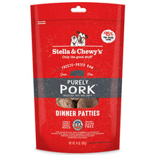 Load image into Gallery viewer, Stella &amp; Chewy&#39;s Purely Pork Grain Free Dinner Patties Freeze Dried Raw Dog Food