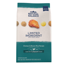 Load image into Gallery viewer, Natural Balance Limited Ingredient Chicken &amp; Brown Rice Recipe Dry Dog Food