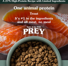 Load image into Gallery viewer, Taste Of The Wild Grain Free Prey Limited Ingredient Trout Dry Dog Food