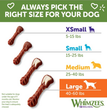 Load image into Gallery viewer, Whimzees Brushzees Natural Daily Dental Large Breed Dog Treats
