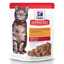 Load image into Gallery viewer, Hill&#39;s Science Diet Chicken &amp; Spinach Casserole Adult Wet Cat Food