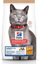 Load image into Gallery viewer, Hill&#39;s Science Diet Hill&#39;s Science Diet Adult 7+ No Corn, Wheat, or Soy Chicken &amp; Brown Rice Recipe Dry Cat Food