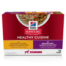 Load image into Gallery viewer, Hill&#39;s Science Diet Healthy Cuisine Adult Variety Pack Canned Dog Food