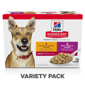 Hill's Science Diet Adult Entree Variety Pack Canned Dog Food
