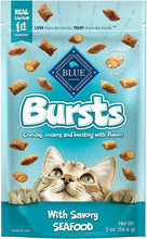 Load image into Gallery viewer, Blue Buffalo Bursts Filled Seafood Cat Treats