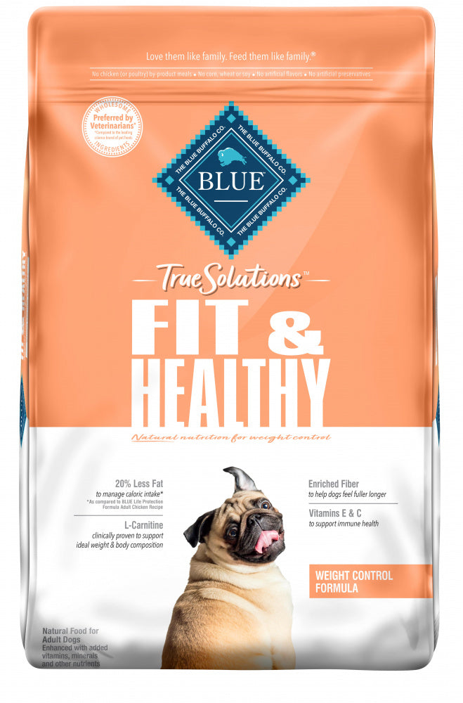 Blue Buffalo True Solutions Fit & Healthy Weight Control Formula Chicken Recipe Adult Dry Dog Food