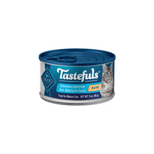 Load image into Gallery viewer, Blue Buffalo Tastefuls Chicken Pate Entree for Mature Cats Wet Cat Food