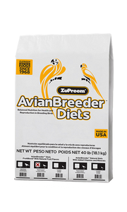 Zupreem AvianBreeder FruitBlend Flavor Food with Natural Flavors for Parrots and Conures