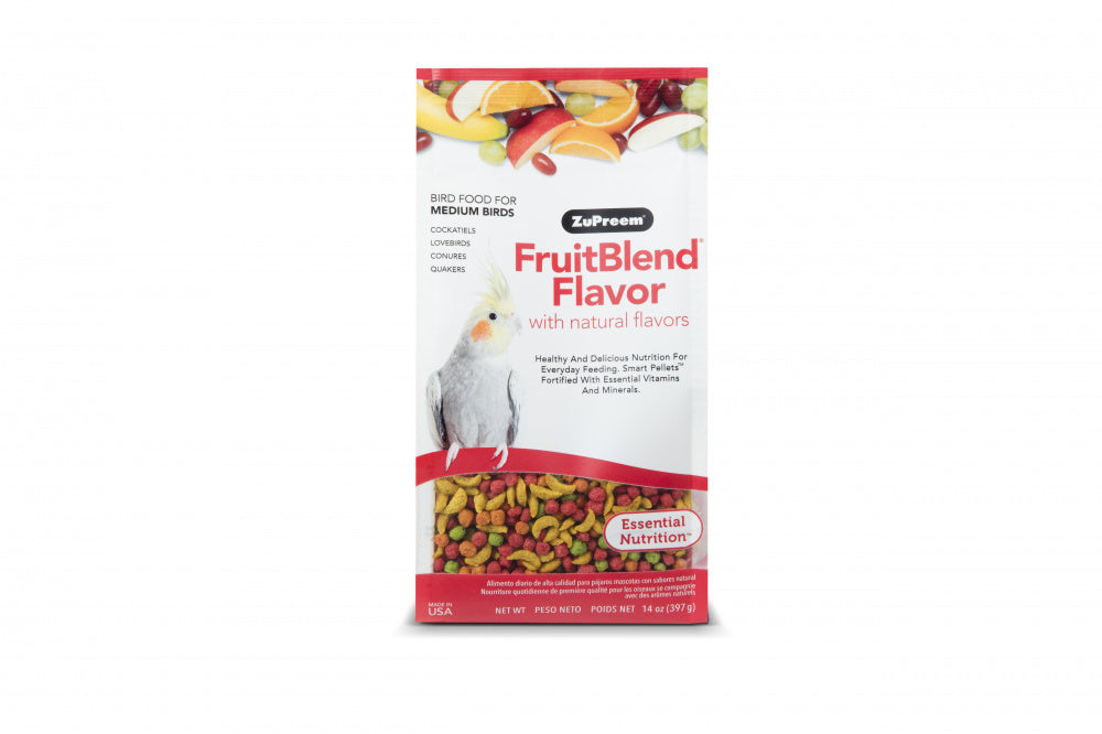 
                  
                    Zupreem FruitBlend Flavor Food with Natural Flavors for Medium Birds
                  
                