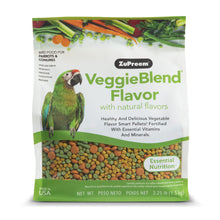 Load image into Gallery viewer, Zupreem VeggieBlend Flavor Food with Natural Flavors for Parrots and Conures