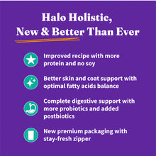 Load image into Gallery viewer, Halo Holistic Vegan Dog Food Complete Digestive Health Plant-Based Recipe with Kelp Adult Formula Dry Dog