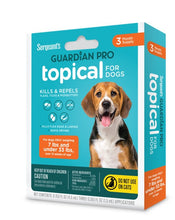 Load image into Gallery viewer, Sergeant&#39;s Guardian PRO Flea &amp; Tick Topical for Dogs 3 Count