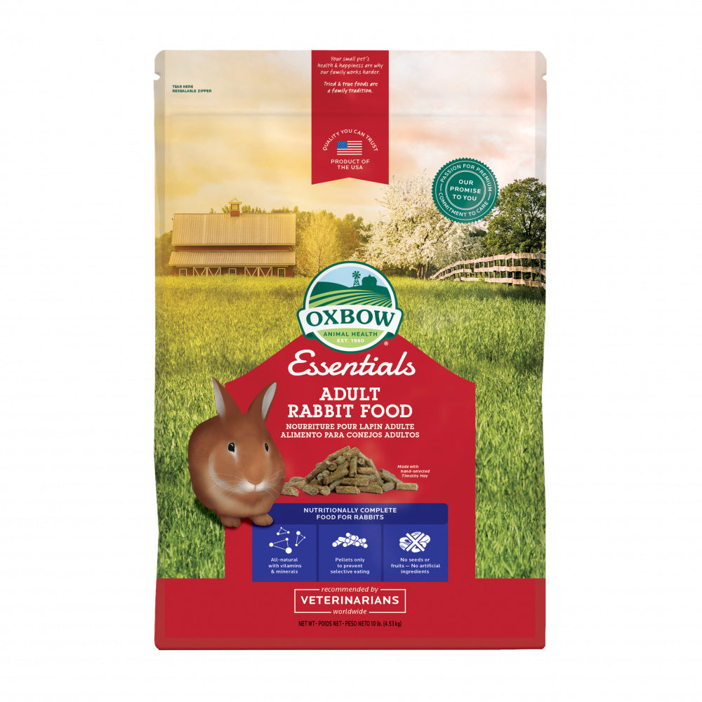 Oxbow Animal Health Essentials Adult Rabbit Food All Natural Adult Rabbit Pellets