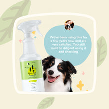 Load image into Gallery viewer, kin+kind Flea &amp; Tick Prevent! Plant Powered Dog &amp; Cat Protect Lemongrass Spray