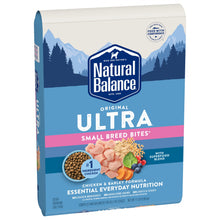 Load image into Gallery viewer, Natural Balance Original Ultra All Life Stage Chicken &amp; Barley Small Breed Bites Recipe Dry Dog Food