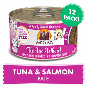 Weruva Classic Cat Pate Tic Tac Whoa! With Tuna & Salmon Canned Cat Food