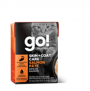 Petcurean Go! Skin & Coat Care Salmon Pate Wet Cat Food