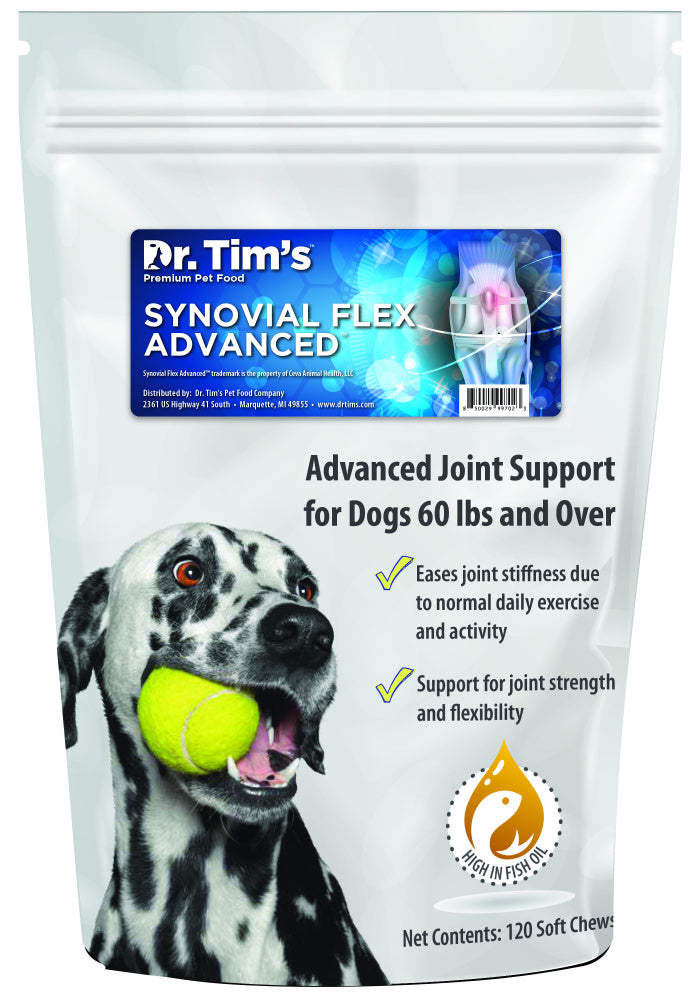 Dr. Tim's Synovial Flex Advanced Joint Mobility Chews for Dogs over 60lbs