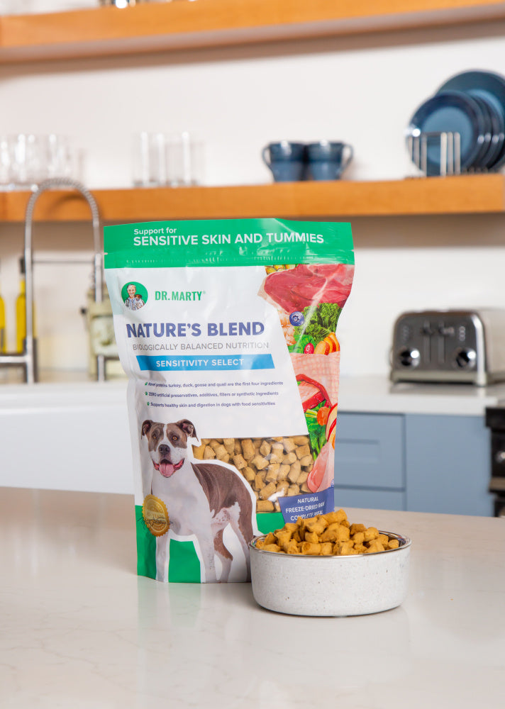 
                  
                    Dr Marty Nature's Blend Sensitivity Select Freeze Dried Raw Dog Food
                  
                