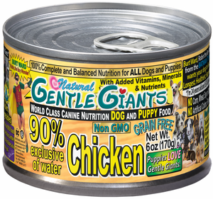 Gentle Giants Non-GMO Grain Free Chicken Dog & Puppy Can Food
