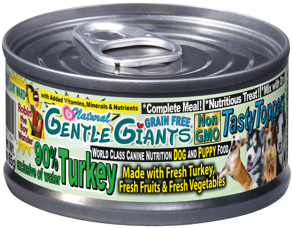 Gentle Giants Natural Non-GMO Turkey Dog & Puppy Can Food