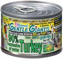 Load image into Gallery viewer, Gentle Giants Non-GMO Grain Free Turkey Dog &amp; Puppy Can Food