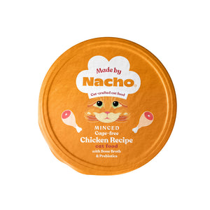 Made By Nacho Minced Cage-Free Chicken Recipe Cat Food With Bone Broth & Prebiotics