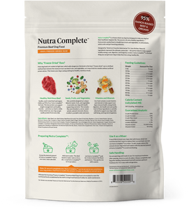 Ultimate Pet Nutrition Freeze Dried Nutra Complete Beef Dog Food